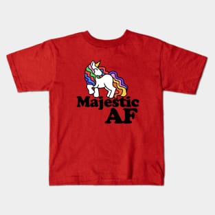 Majestic AF Unicorn Kids T-Shirt